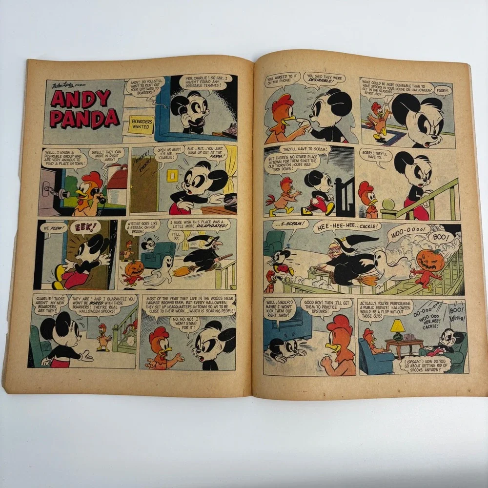 Walter Lantz New Funnies Comic Book November‎ 1950s Woody Woodpecker Andy Panda